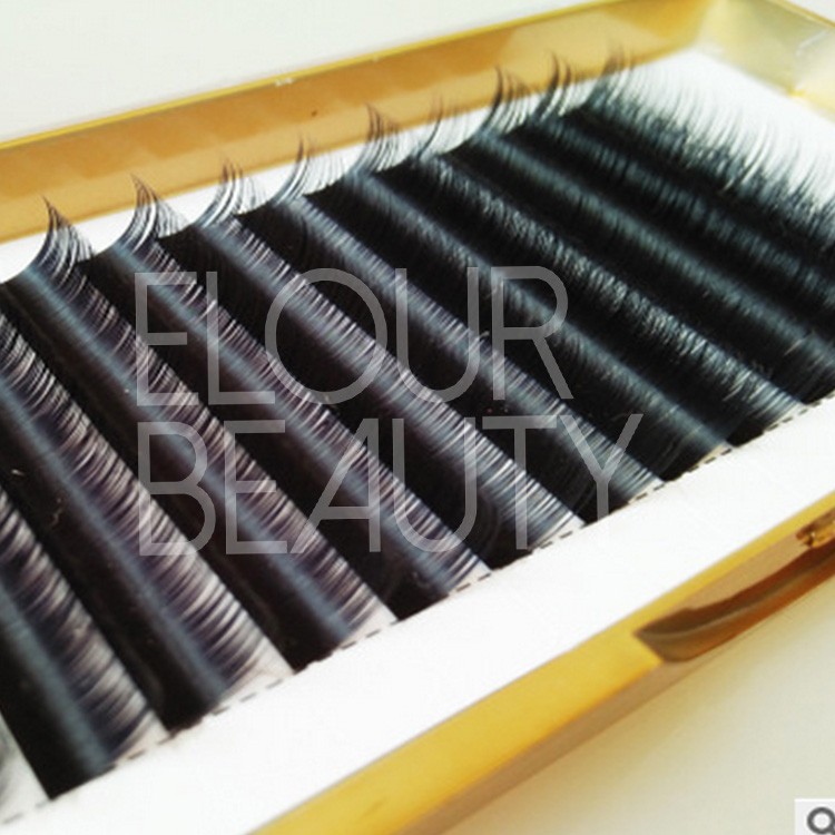 Soft camellia volume lash extension China wholesale EA93